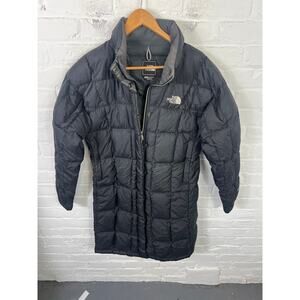 The North Face Women's Quilted 600 Down Metropolis Puffer Parka Coat Black Sz M